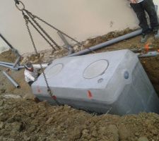 Cuve retention eaux pluviales
