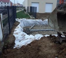 D&eacute;but de la zone d'infiltration