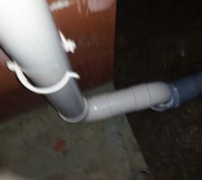 Coude &eacute;vacuation arri&egrave;re de la maison