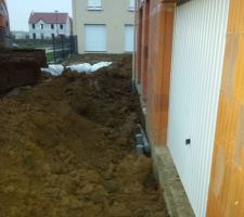 Evacuation caniveau garage   regards PVC