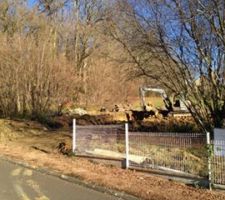 Les premiers coups de pelleteuse