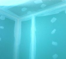 les bandes dans la salle de bain