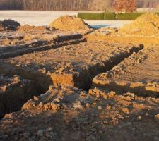 Creusement des fondations