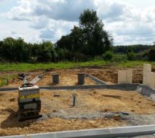 Les travaux du lotissement avancent...