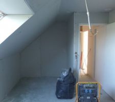 Une des chambres terminée