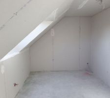 La chambre côté sud terminée