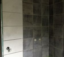 Le dernier mur coté douche