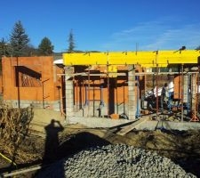 Les arcades de la terrasse.