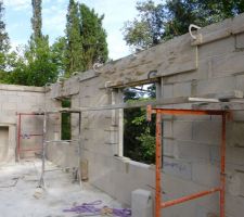 Elevation des murs etage- Fenetre des chambres