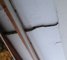 Bloc de dalle affaisse