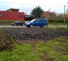 R&eacute;alisation de l'acc&egrave;s chantier