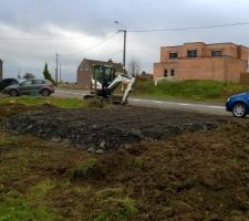 R&eacute;alisation de l'acc&egrave;s chantier