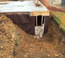 Pose du drain et du Delta MS