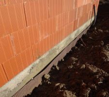 Sortie Drainage p&eacute;riph&eacute;rique cot&eacute; Sud