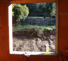 Emplacement fenêtre Chambre 1