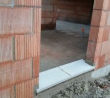 Seuil de la porte d'entrée