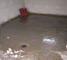 L'eau dans le garage
