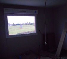 Vue de la chambre 4 en cours de réalisation