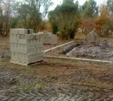 Construction  de la dalle.