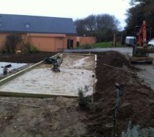 Boulodrome en cours