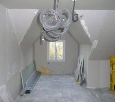 Cloison de la chambre 2