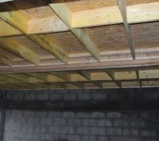 Solivage et plancher garage.