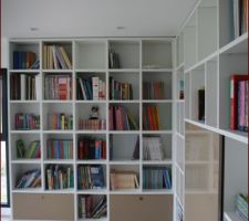 Salon-bibliothèque