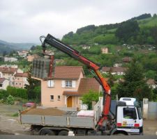 Livraison pour le mur