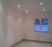 Chantier terminé , placo peinture et carrelage