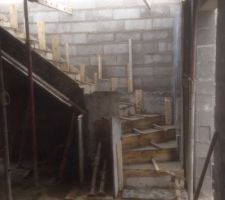 Escalier coul&eacute;