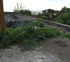 Avant passage de la pelle