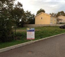 Affichage du permis de construire le 14 octobre 2014