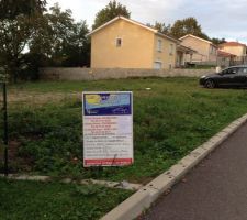 Affichage du permis de construire le 14 octobre 2014