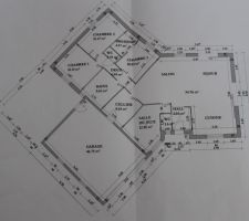 Plan de maison forme Y