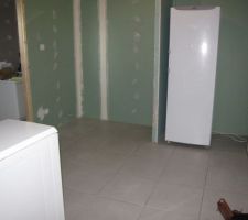 Carrelage buanderie