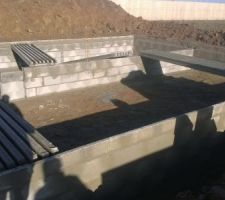 Pr&eacute;paration avant couler la dalle