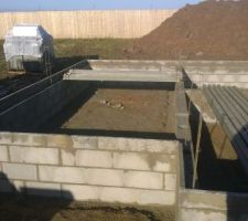 Pr&eacute;paration avant couler la dalle