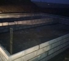 4 rangs du vide sanitaire mont&eacute;s