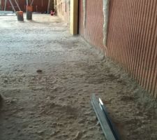 Mise en place des lisses   fourrures pour mur