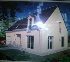 Photo de la maison une fois termin&eacute;