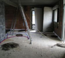 R&eacute;glage des niveaux pour chappe