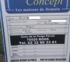 Permis de construire sur le terrain