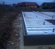 Tout est en place avant que le béton arrive