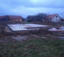 Tout est en place avant que le béton arrive