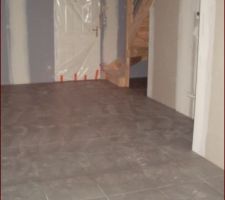 Carrelage et joints finis