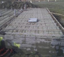 Vides sanitaires de la partie garage