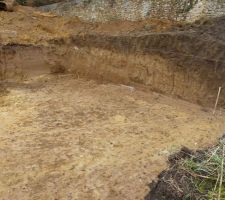 Implantation de la maison par le maçon