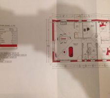 Plan de la maison, disposition et superficies