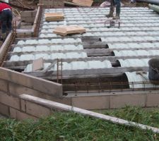 Préparation hourdis pour pose plancher Rector