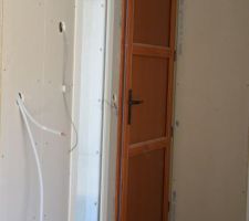 Porte d'entrée en bois (TECK)